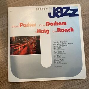 Europa Jazz Vinyl Record Charlie Parker dizzy Gillespie Duke Ellington Coltrane